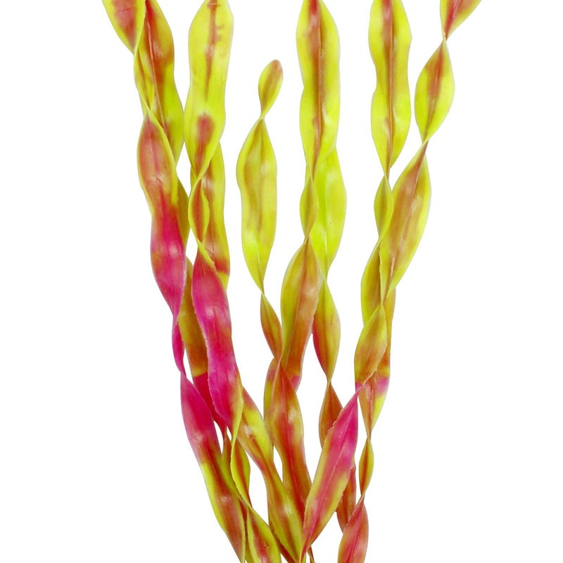 MyLifeUNIT Artificial Seaweed Water Plants for Aquarium, Plastic Fish Tank Plant Decorations 10 PCS (12 Inches Tall, Wine Red) - Image 3